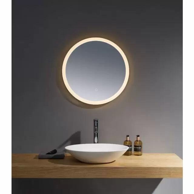 Alt Tag Template: Buy Kartell Guadiana 600mm Round Illuminated LED Mirror - Clear Glass BUW60 by Kartell for only £239.12 in Bathroom Mirrors, Bathroom Vanity Mirrors at Main Website Store, Main Website. Shop Now
