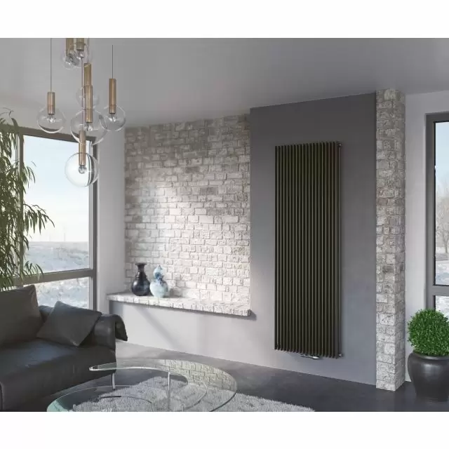 Alt Tag Template: Buy Eucotherm Corus 600 Double Vertical Triangle Tube Radiator by Eucotherm for only £532.29 in Shop By Brand, Radiators, Eucotherm, View All Radiators, Designer Radiators, Eucotherm Radiators, Vertical Designer Radiators at Main Website Store, Main Website. Shop Now
