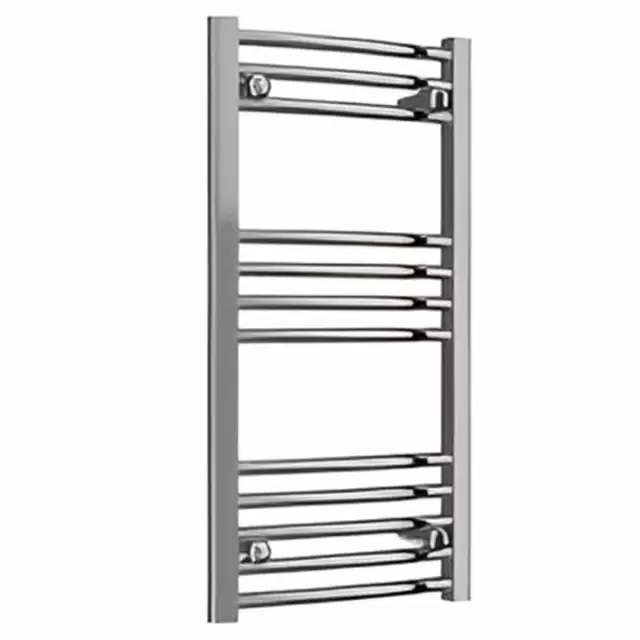 Alt Tag Template: Buy Reina Capo Curved Steel Heated Towel Rail 800mm H x 400mm W Chrome Electric Only Standard by Reina for only £146.34 in Reina, Electric Standard Designer Towel Rails, Reina Heated Towel Rails at Main Website Store, Main Website. Shop Now