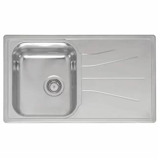 Alt Tag Template: Buy Reginox DIPLOMAT 10 ECO SV Single Bowl Kitchen Sink And Drainer, Stainless Steel, 0.6 Gauge by Reginox for only £118.91 in Kitchen Sinks, Stainless Steel Kitchen Sinks, Reginox Stainless Steel Kitchen Sinks at Main Website Store, Main Website. Shop Now