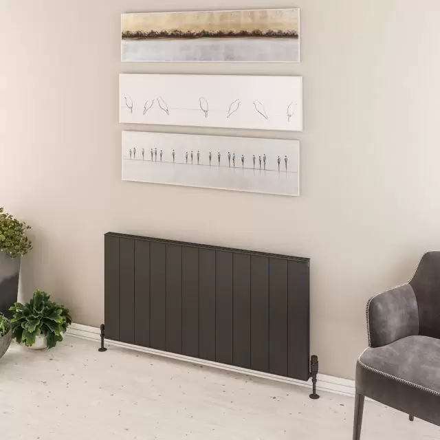 Alt Tag Template: Buy Eastbrook Vesima Matt Anthracite Aluminium Horizontal Designer Radiator 600mm H x 603mm W Central Heating by Eastbrook for only £305.34 in Radiators, Aluminium Radiators, Eastbrook Co., Designer Radiators, Horizontal Designer Radiators, 2000 to 2500 BTUs Radiators, Anthracite Horizontal Designer Radiators at Main Website Store, Main Website. Shop Now