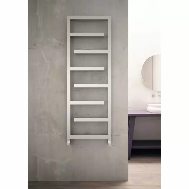 Alt Tag Template: Buy Carisa Eclipse Brushed Stainless Steel Designer Heated Towel Rail 880mm x 500mm Electric Only - Thermostatic by Carisa for only £615.61 in Carisa Designer Radiators, Electric Thermostatic Towel Rails Vertical at Main Website Store, Main Website. Shop Now