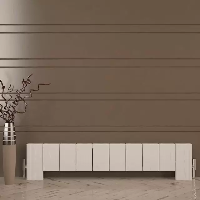 Alt Tag Template: Buy Carisa ELVINO FLOOR Textured White Aluminium Horizontal Designer Radiator 300mm H x 1245mm W, Central Heating by Carisa for only £432.00 in Aluminium Radiators, Carisa Designer Radiators, 2000 to 2500 BTUs Radiators at Main Website Store, Main Website. Shop Now
