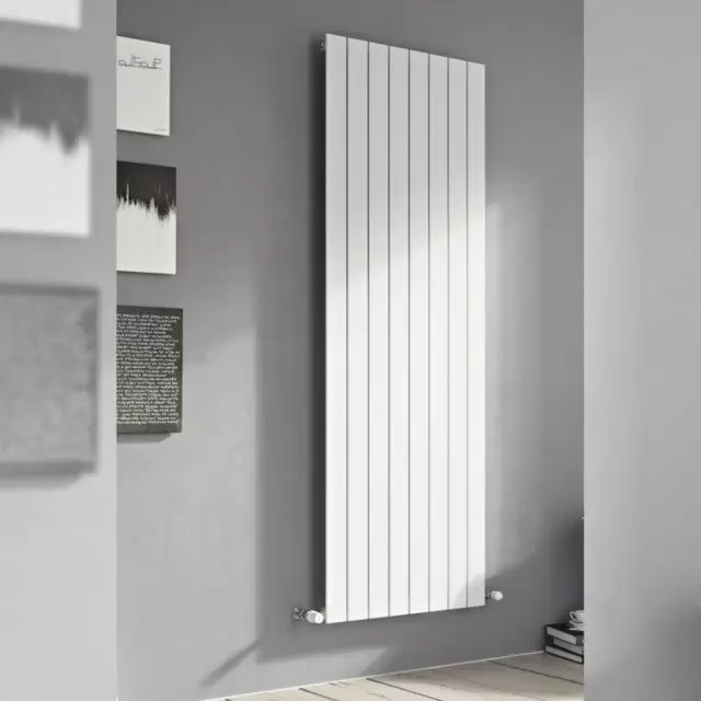 Alt Tag Template: Buy Eucotherm Mars DUO Double Flat Panel Vertical Designer Radiator White 600mm H x 445mm W by Eucotherm for only £297.00 in 0 to 1500 BTUs Radiators, White Vertical Designer Radiators at Main Website Store, Main Website. Shop Now