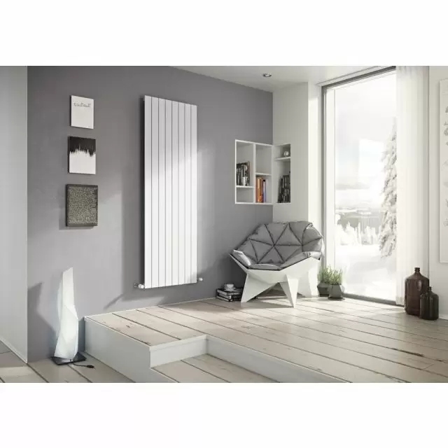 Alt Tag Template: Buy Eucotherm Mars Single Flat Panel Vertical Designer Radiator White 600mm H x 455mm W by Eucotherm for only £164.31 in 0 to 1500 BTUs Radiators, Vertical Designer Radiators at Main Website Store, Main Website. Shop Now
