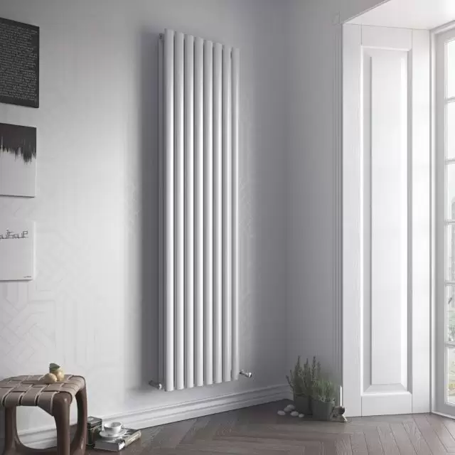 Alt Tag Template: Buy Eucotherm Nova Duo Tube Double Panel Vertical Designer Radiator White 1500mm H x 294mm W by Eucotherm for only £259.97 in 2500 to 3000 BTUs Radiators at Main Website Store, Main Website. Shop Now