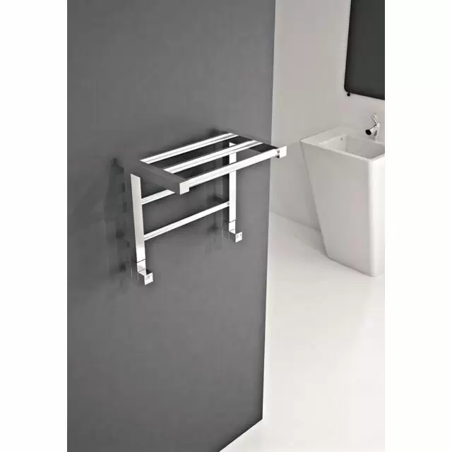 Alt Tag Template: Buy Carisa Etage Chrome Designer Heated Towel Rail 350mm H x 500mm W Dual Fuel - Thermostatic by Carisa for only £445.17 in Carisa Designer Radiators, Dual Fuel Thermostatic Towel Rails at Main Website Store, Main Website. Shop Now