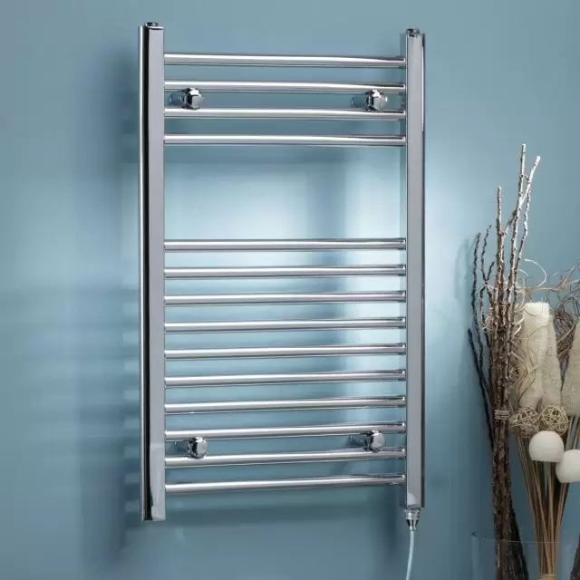 Alt Tag Template: Buy Kartell Straight Electric Towel Rail - Thermostatic by Kartell for only £298.46 in Towel Rails, Electric Heated Towel Rails, Electric Standard Ladder Towel Rails, Chrome Electric Heated Towel Rails, Straight Chrome Electric Heated Towel Rails at Main Website Store, Main Website. Shop Now