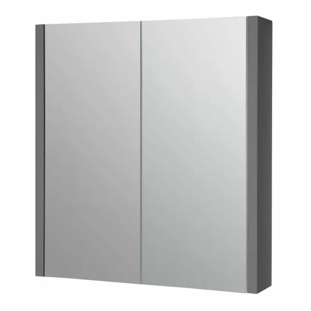 Alt Tag Template: Buy Kartell FUR114PU K-Vit Purity Mirror Cabinet H 650 X W 600 X D 120mm, Grey Gloss by Kartell for only £163.50 in Furniture, Kartell UK, Bathroom Cabinets & Storage, Bathroom Mirrors, Kartell UK Bathrooms, Modern Bathroom Cabinets at Main Website Store, Main Website. Shop Now