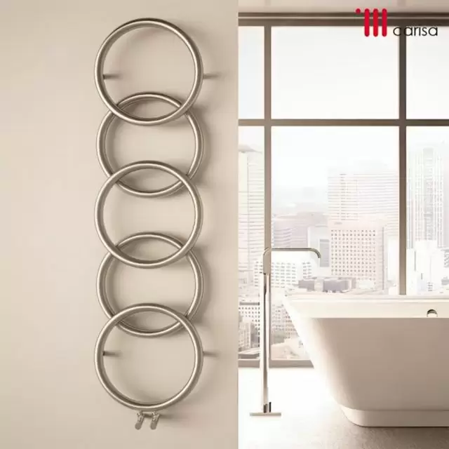 Alt Tag Template: Buy Carisa Halo Stainless Steel Designer Heated Towel Rail by Carisa for only £615.18 in Towel Rails, Carisa Designer Radiators, Designer Heated Towel Rails, Carisa Towel Rails, Stainless Steel Designer Heated Towel Rails at Main Website Store, Main Website. Shop Now