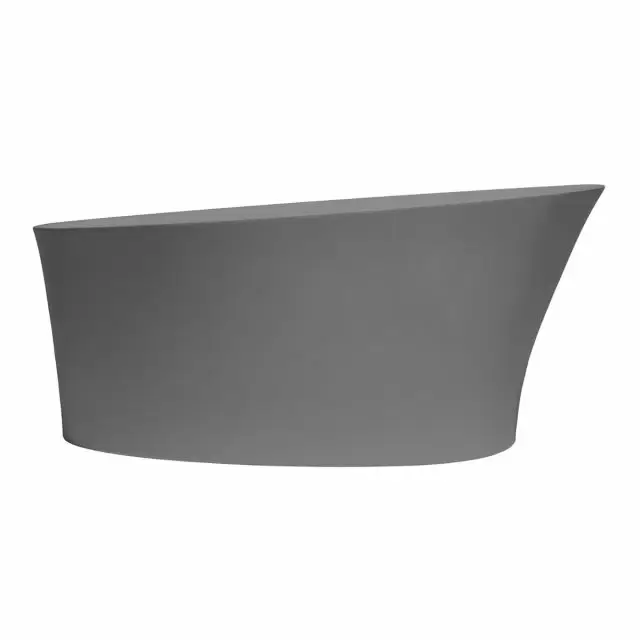 Alt Tag Template: Buy BC Designs Delicata Cian Solid Surface Freestanding Bath 1520mm X 715mm, Industrial Grey by BC Designs for only £2,742.00 in Shop By Brand, Baths, BC Designs, Free Standing Baths, BC Designs Baths, Modern Freestanding Baths, Bc Designs Freestanding Baths at Main Website Store, Main Website. Shop Now