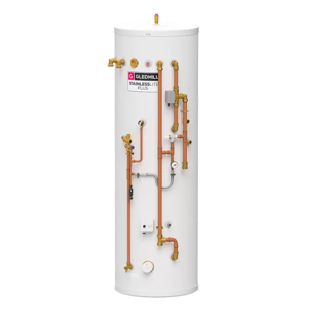 Alt Tag Template: Buy Gledhill Stainlesslite Plus Duo 300L Pre Plumbed Indirect Unvented Heat Pump Cylinder by Gledhill for only £2,153.88 in Gledhill Cylinders, Indirect Unvented Hot Water Cylinders at Main Website Store, Main Website. Shop Now