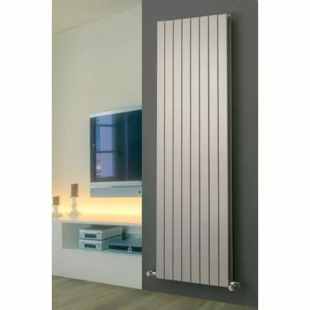 Alt Tag Template: Buy MaxtherM Newport Steel Silver Vertical Designer Radiator 900mm H x 595mm W Double Panel Central Heating by MaxtherM for only £621.25 in MaxtherM, Maxtherm Designer Radiators, 3000 to 3500 BTUs Radiators at Main Website Store, Main Website. Shop Now