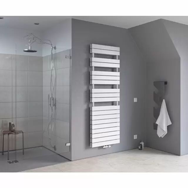 Alt Tag Template: Buy MaxtherM Newport Primus Steel White Designer Heated Towel Rail 1720mm H x 600mm W Double Panel by MaxtherM for only £804.27 in MaxtherM, 7000 to 8000 BTUs Towel Rails, Maxtherm Designer Heated Towel Rails, White Designer Heated Towel Rails at Main Website Store, Main Website. Shop Now