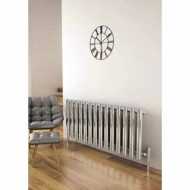 Alt Tag Template: Buy Carisa Mayra Steel Chrome Horizontal Designer Radiator by Carisa for only £343.57 in View All Radiators, SALE, Carisa Designer Radiators, Carisa Radiators, Chrome Horizontal Designer Radiators at Main Website Store, Main Website. Shop Now