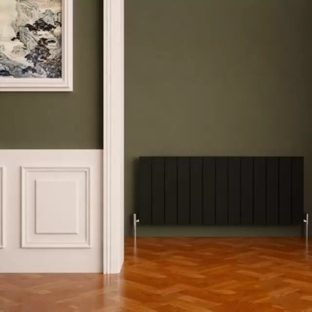 Alt Tag Template: Buy Carisa Nemo Aluminium Horizontal Designer Radiator 600mm H x 1230mm W Single Panel - Textured Black by Carisa for only £332.36 in Radiators, Aluminium Radiators, Carisa Designer Radiators, Designer Radiators, Carisa Radiators, Horizontal Designer Radiators, 4500 to 5000 BTUs Radiators, Black Horizontal Designer Radiators at Main Website Store, Main Website. Shop Now
