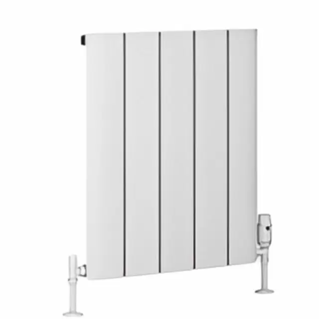 Alt Tag Template: Buy Eastbrook Peretti Aluminium Matt White Horizontal Designer Radiator 600mm H x 470mm W Electric Only - Standard by Eastbrook for only £349.50 in Eastbrook Co., Electric Standard Radiators Horizontal at Main Website Store, Main Website. Shop Now