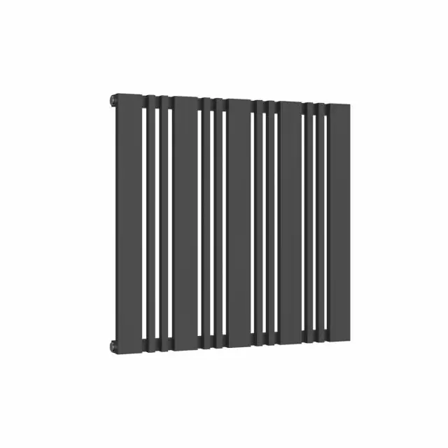 Alt Tag Template: Buy Reina Bonera Steel Anthracite Horizontal Designer Radiator 550mm H x 588mm W Dual Fuel - Standard by Reina for only £276.83 in Reina, Reina Designer Radiators, Dual Fuel Standard Horizontal Radiators at Main Website Store, Main Website. Shop Now