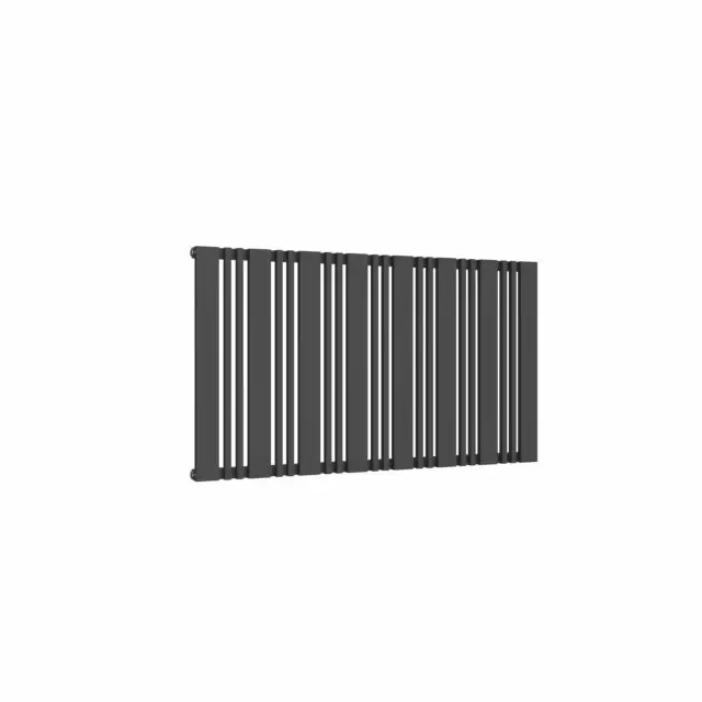 Alt Tag Template: Buy Reina Bonera Steel Anthracite Horizontal Designer Radiator 550mm H x 984mm W Electric Only - Thermostatic by Reina for only £393.56 in Reina Designer Radiators, Electric Standard Radiators Horizontal, Electric Thermostatic Horizontal Radiators at Main Website Store, Main Website. Shop Now