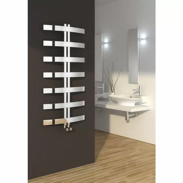 Alt Tag Template: Buy Reina Riesi Polished Stainless Steel Designer Heated Towel Rail 1200mm x 600mm Electric Only - Thermostatic by Reina for only £509.20 in Towel Rails, Electric Thermostatic Towel Rails, Reina, Designer Heated Towel Rails, Electric Thermostatic Towel Rails Vertical, Stainless Steel Designer Heated Towel Rails at Main Website Store, Main Website. Shop Now