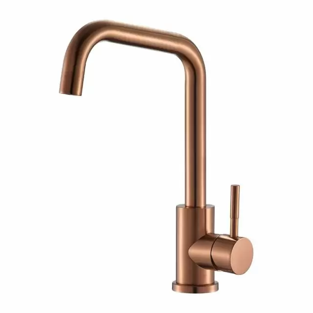 Alt Tag Template: Buy Reginox SALINA COPPER Single Handle One Head 'U' Neck Single Lever Sink Tap by Reginox for only £86.69 in Shop By Brand, Kitchen, Kitchen Taps, Reginox, Reginox Kitchen Taps, Kitchen Deck Mixer Taps at Main Website Store, Main Website. Shop Now