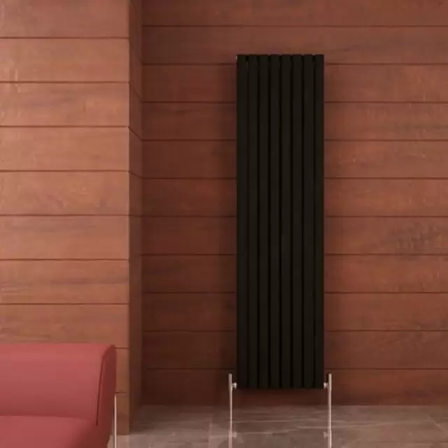 Alt Tag Template: Buy Carisa Tallis Aluminium Vertical Designer Radiator 1800mm H x 470mm W Double Panel - Textured Black by Carisa for only £436.18 in Radiators, Carisa Designer Radiators, Designer Radiators, Carisa Radiators, Vertical Designer Radiators, Aluminium Vertical Designer Radiator at Main Website Store, Main Website. Shop Now