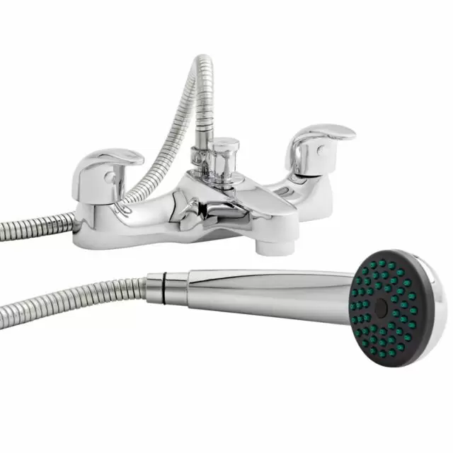 Alt Tag Template: Buy Kartell Koral Brass Bath Shower Mixer by Kartell for only £76.20 in Taps & Wastes, Kartell UK, Bath Taps, Kartell UK Taps, Bath Shower Mixers at Main Website Store, Main Website. Shop Now
