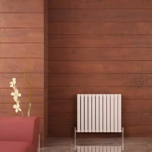 Alt Tag Template: Buy Carisa Tallis Aluminium Horizontal Designer Radiator 600mm H x 710mm W Double Panel - Textured White by Carisa for only £364.11 in Aluminium Radiators, Carisa Designer Radiators, 4000 to 4500 BTUs Radiators at Main Website Store, Main Website. Shop Now