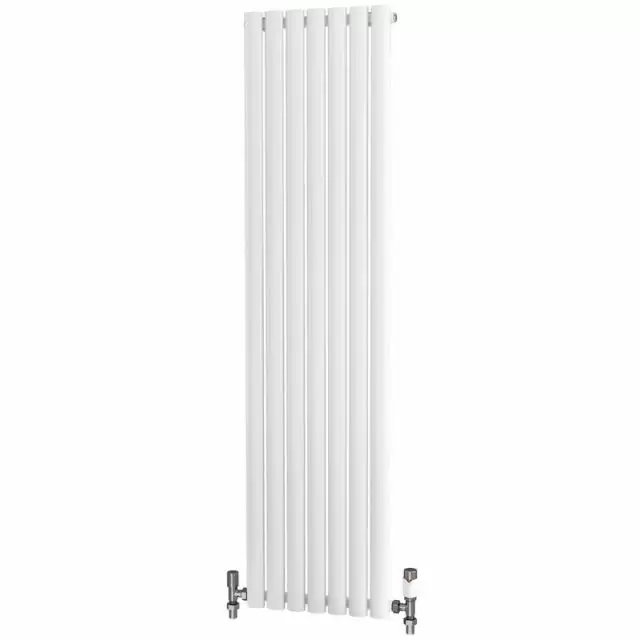 Alt Tag Template: Buy Traderad Elliptical Tube Steel White Vertical Designer Radiator 1600mm H x 412mm W Single Panel - Central Heating by TradeRad for only £145.71 in Autumn Sale, Radiators, TradeRad, View All Radiators, Designer Radiators, TradeRad Radiators, Vertical Designer Radiators, Traderad Elliptical Tube Designer Radiators, White Vertical Designer Radiators at Main Website Store, Main Website. Shop Now