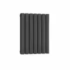 Alt Tag Template: Buy Reina Neva Steel Anthracite Horizontal Designer Radiator 550mm H x 413mm W Double Panel Electric Only - Standard by Reina for only £206.69 in Shop By Brand, Radiators, Electric Radiators, Reina, Electric Standard Radiators, Electric Standard Radiators Horizontal at Main Website Store, Main Website. Shop Now