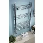 Alt Tag Template: Buy Kartell K-Rail 22mm Steel Curved Chrome Plated Heated Towel Rail 1600mm x 600mm by Kartell for only £119.36 in Towel Rails, Kartell UK, Heated Towel Rails Ladder Style, Kartell UK Towel Rails, Chrome Ladder Heated Towel Rails, Curved Chrome Heated Towel Rails at Main Website Store, Main Website. Shop Now