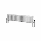Alt Tag Template: Buy Eastbrook Imperia Gloss White 3 Column Radiator 300mm H x 1370mm W, Dual Fuel - Standard by Eastbrook for only £527.10 in at Main Website Store, Main Website. Shop Now