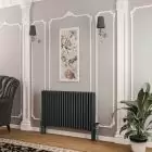 Alt Tag Template: Buy Eastbrook Imperia Matt Anthracite Traditional 3 Column Radiator 600mm H x 1010mm W, Dual Fuel - Thermostatic by Eastbrook for only £553.38 in clearance-last-chance-grab at Main Website Store, Main Website. Shop Now