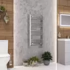 Alt Tag Template: Buy Eastbrook Wendover Straight Steel Chrome Heated Towel Rail 1000mm H x 500mm W Electric Only - Thermostatic by Eastbrook for only £248.54 in Eastbrook Co., Electric Thermostatic Towel Rails Vertical at Main Website Store, Main Website. Shop Now