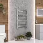 Alt Tag Template: Buy Eastbrook Wendover Straight Steel Chrome Heated Towel Rail 1000mm H x 600mm W Dual Fuel - Thermostatic by Eastbrook for only £296.61 in Eastbrook Co., Dual Fuel Thermostatic Towel Rails at Main Website Store, Main Website. Shop Now