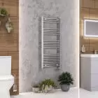 Alt Tag Template: Buy Eastbrook Wendover Straight Steel Chrome Heated Towel Rail 1200mm H x 500mm W Central Heating by Eastbrook for only £167.36 in Eastbrook Co., 0 to 1500 BTUs Towel Rail at Main Website Store, Main Website. Shop Now