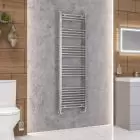 Alt Tag Template: Buy Eastbrook Wendover Straight Steel Chrome Heated Towel Rail 1600mm H x 500mm W Dual Fuel - Thermostatic by Eastbrook for only £360.99 in Eastbrook Co., Dual Fuel Thermostatic Towel Rails at Main Website Store, Main Website. Shop Now