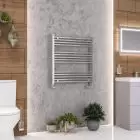 Alt Tag Template: Buy Eastbrook Wendover Straight Steel Chrome Heated Towel Rail 800mm H x 750mm W Central Heating by Eastbrook for only £165.57 in Eastbrook Co., 0 to 1500 BTUs Towel Rail at Main Website Store, Main Website. Shop Now