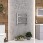 Alt Tag Template: Buy Eastbrook Wendover Straight Steel Chrome Heated Towel Rail 600mm H x 600mm W Dual Fuel - Thermostatic by Eastbrook for only £254.56 in Eastbrook Co., Dual Fuel Thermostatic Towel Rails at Main Website Store, Main Website. Shop Now