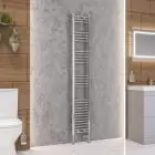 Alt Tag Template: Buy Eastbrook Wendover Straight Steel Chrome Heated Towel Rail 1800mm H x 300mm W Central Heating by Eastbrook for only £216.51 in Eastbrook Co., 0 to 1500 BTUs Towel Rail at Main Website Store, Main Website. Shop Now
