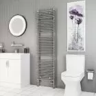 Alt Tag Template: Buy Eastbrook Biava Tube on Tube Steel Chrome Heated Towel Rail 1800mm H x 600mm W Electric Only - Standard by Eastbrook for only £582.34 in Eastbrook Co., Electric Standard Designer Towel Rails at Main Website Store, Main Website. Shop Now