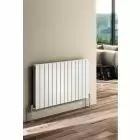 Alt Tag Template: Buy Reina Flat Steel White Horizontal Designer Radiator 600mm H x 810mm W Double Panel Dual Fuel - Standard by Reina for only £334.03 in Reina, Reina Designer Radiators, Dual Fuel Standard Horizontal Radiators at Main Website Store, Main Website. Shop Now