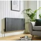 Alt Tag Template: Buy Kartell BOS60-77SA Boston Single Horizontal Radiator 600mm x 770mm, Anthracite by Kartell for only £154.80 in Radiators, Designer Radiators, Kartell UK, Horizontal Designer Radiators at Main Website Store, Main Website. Shop Now