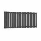 Alt Tag Template: Buy Reina Neva Steel Anthracite Horizontal Designer Radiator 550mm H x 1180mm W Single Panel Dual Fuel - Standard by Reina for only £329.55 in Shop By Brand, Radiators, Dual Fuel Radiators, Reina, Dual Fuel Standard Radiators, Dual Fuel Standard Horizontal Radiators at Main Website Store, Main Website. Shop Now