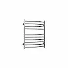 Alt Tag Template: Buy Reina Eos Polished Curved Stainless Steel Heated Towel Rail 720mm H x 600mm W Central Heating by Reina for only £215.76 in Autumn Sale, January Sale at Main Website Store, Main Website. Shop Now