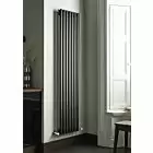 Alt Tag Template: Buy Kartell Aspen Steel Anthracite Vertical Designer Radiator 1800mm H x 550mm W Double Panel by Kartell for only £401.40 in Autumn Sale, January Sale at Main Website Store, Main Website. Shop Now