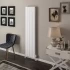 Alt Tag Template: Buy Eastbrook Vesima Matt White Aluminium Vertical Designer Radiator 1800mm H x 403mm W Electric Only - Standard by Eastbrook for only £558.14 in Eastbrook Co., Electric Standard Radiators Vertical at Main Website Store, Main Website. Shop Now