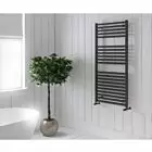 Alt Tag Template: Buy Eastbrook Velor Straight Aluminium Towel Rail 600mm H x 500mm W Matt Anthracite - Electric Only Thermostatic by Eastbrook for only £295.14 in Eastbrook Co., Electric Thermostatic Towel Rails Vertical at Main Website Store, Main Website. Shop Now