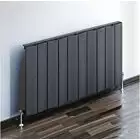 Alt Tag Template: Buy Eastbrook Fairford Horizontal Aluminium Radiator 600mm H x 375mm W Matt Anthracite - Dual Fuel Standard Thermostatic by Eastbrook for only £361.12 in Eastbrook Co., Dual Fuel Thermostatic Horizontal Radiators at Main Website Store, Main Website. Shop Now