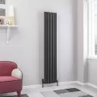 Alt Tag Template: Buy Eastbrook Kelmscott vertical Aluminium Radiator 1800mm H x 275mm W - Matt Anthracite - Electric Only Standard by Eastbrook for only £554.00 in Radiators, View All Radiators, Eastbrook Co., Electric Thermostatic Radiators at Main Website Store, Main Website. Shop Now